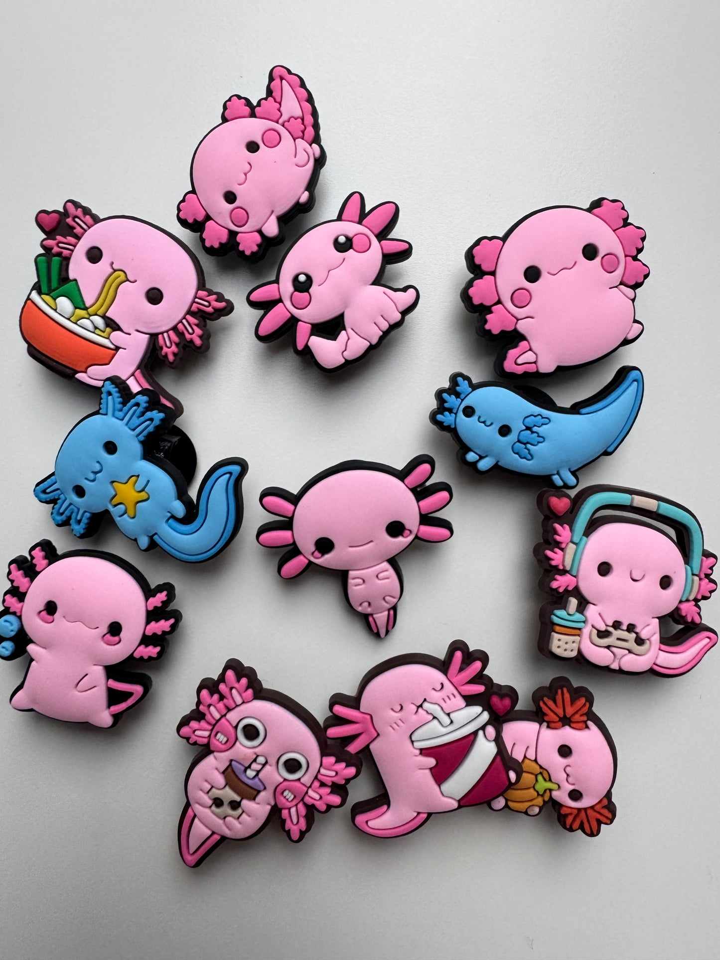 Axolotl Shoe Charms