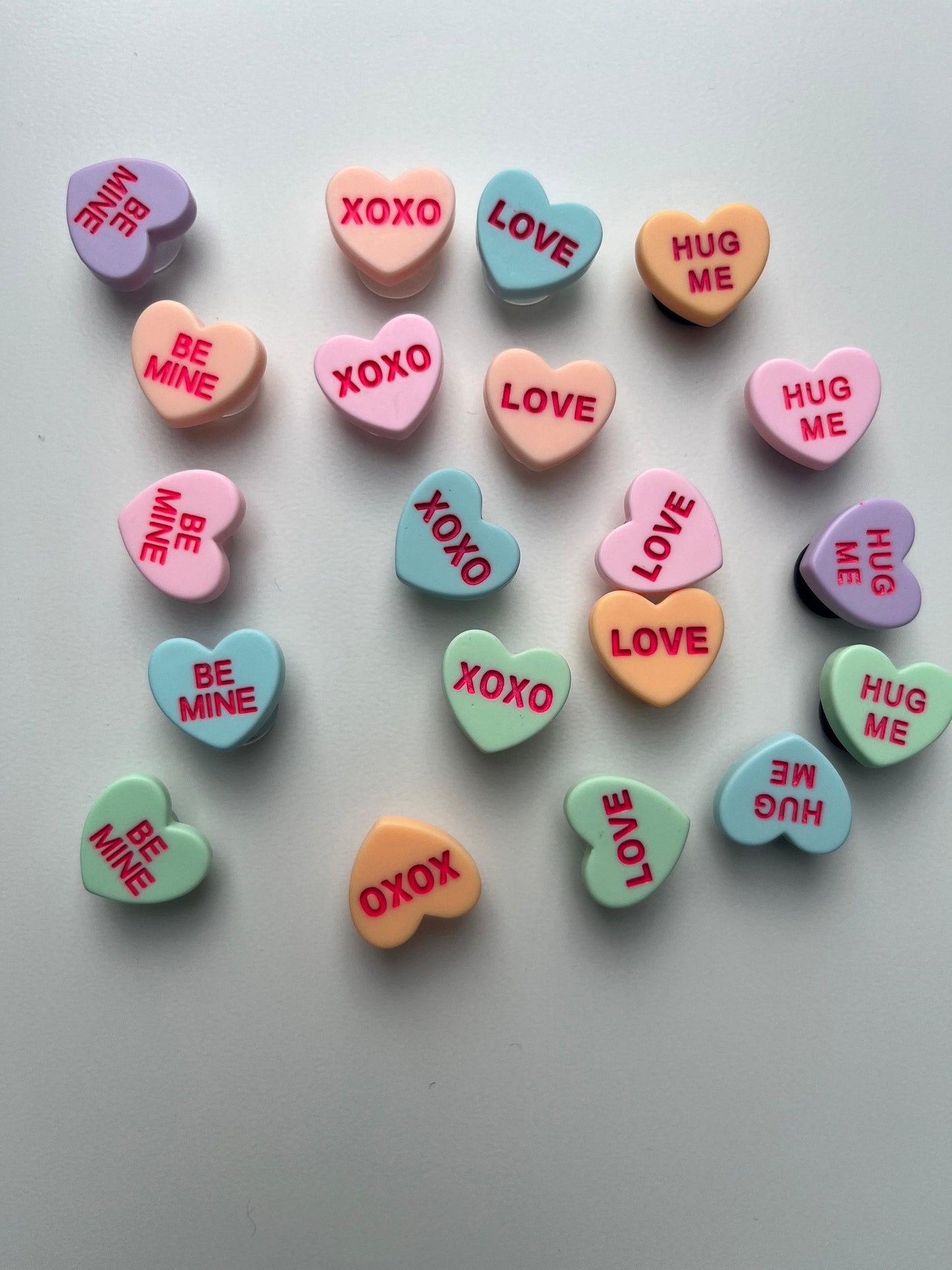 Love Heart Shoe Charms