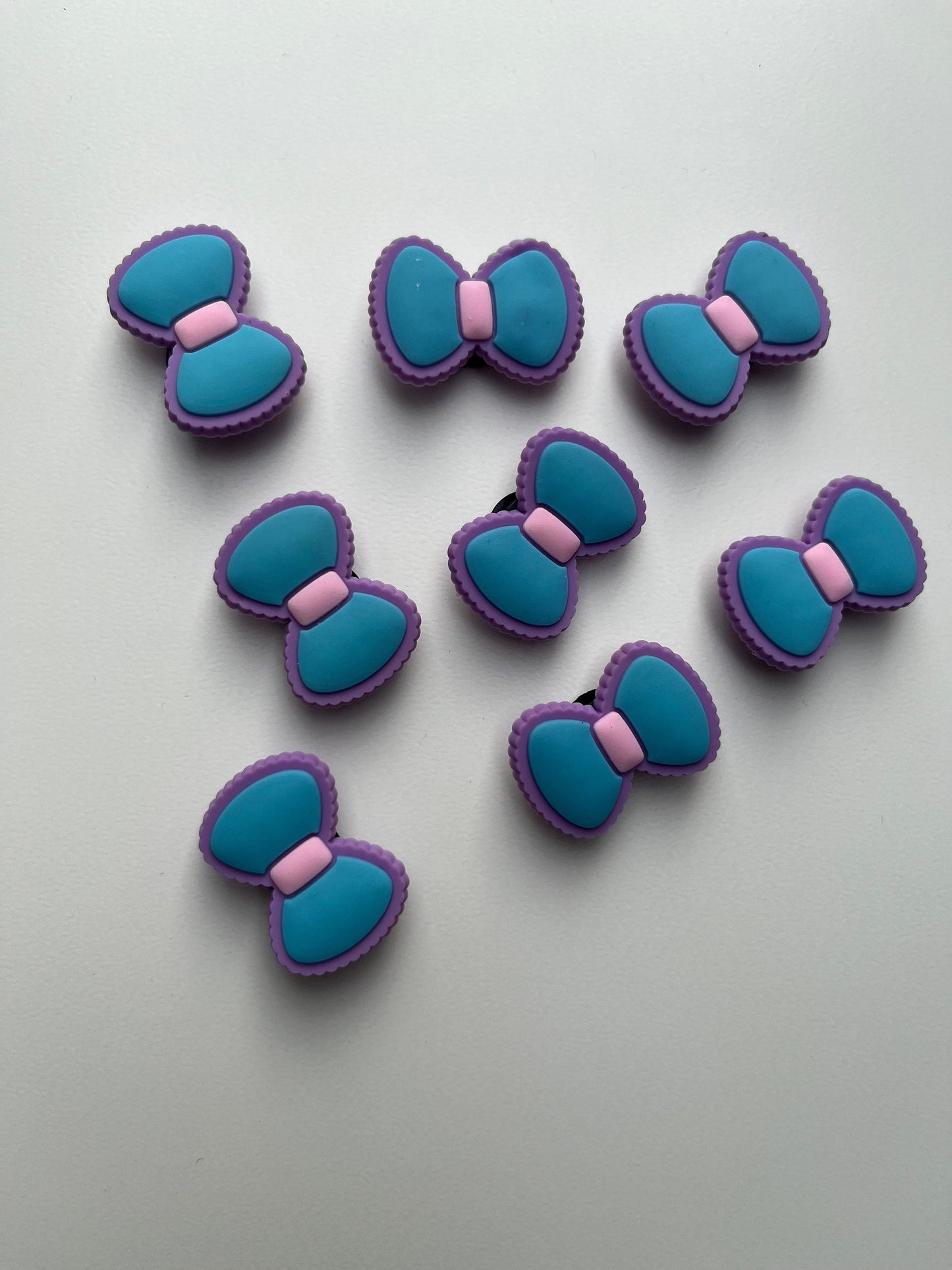 Cute Bow Shoe Charms