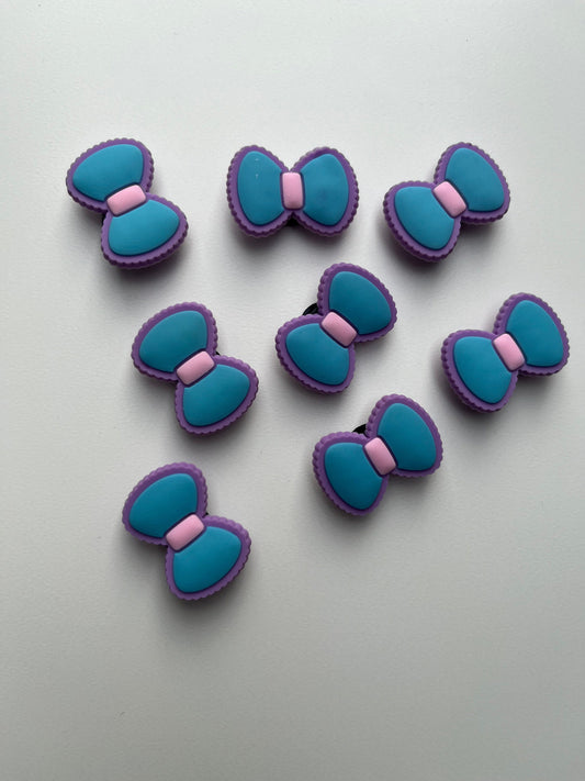 Cute Bow Shoe Charms