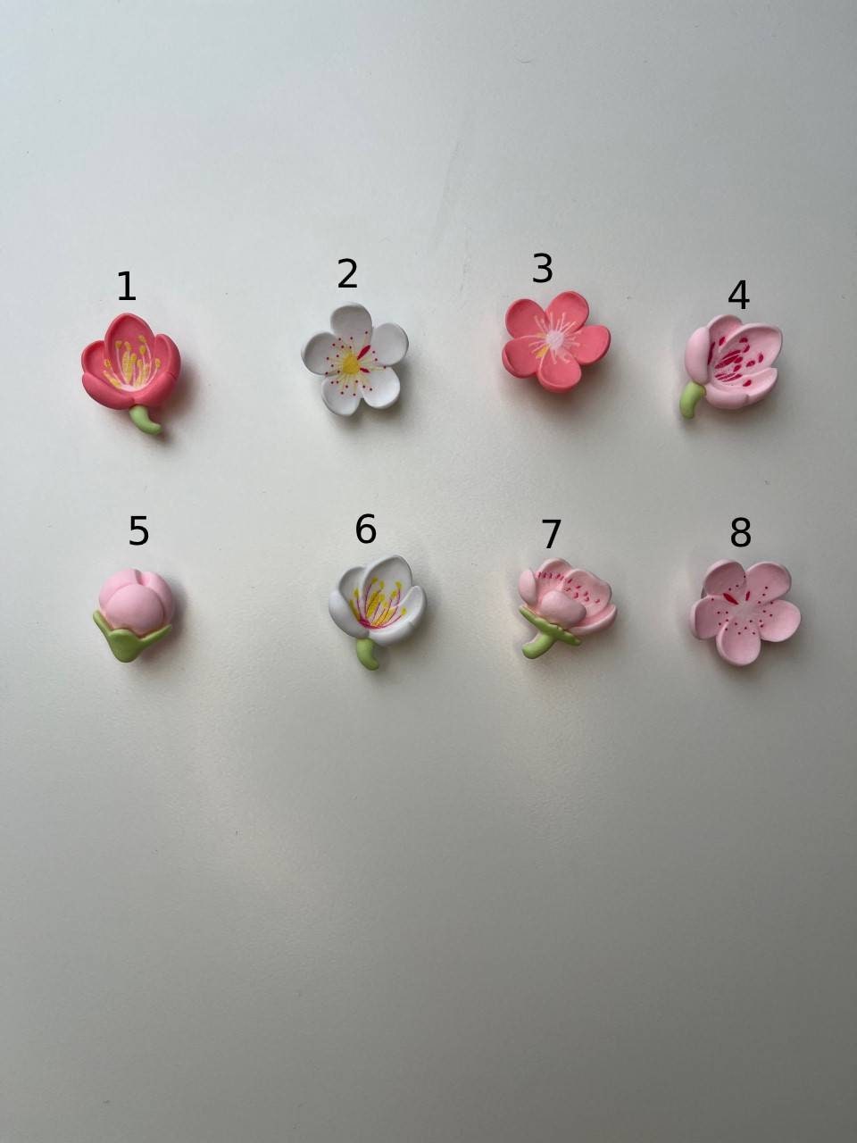 Beautiful Flower Shoe Charms