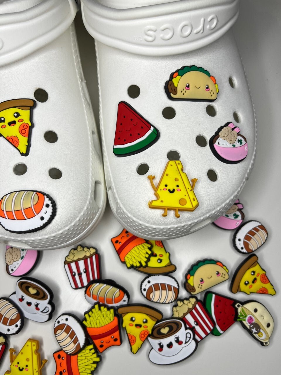 Food with Faces Shoe Charms