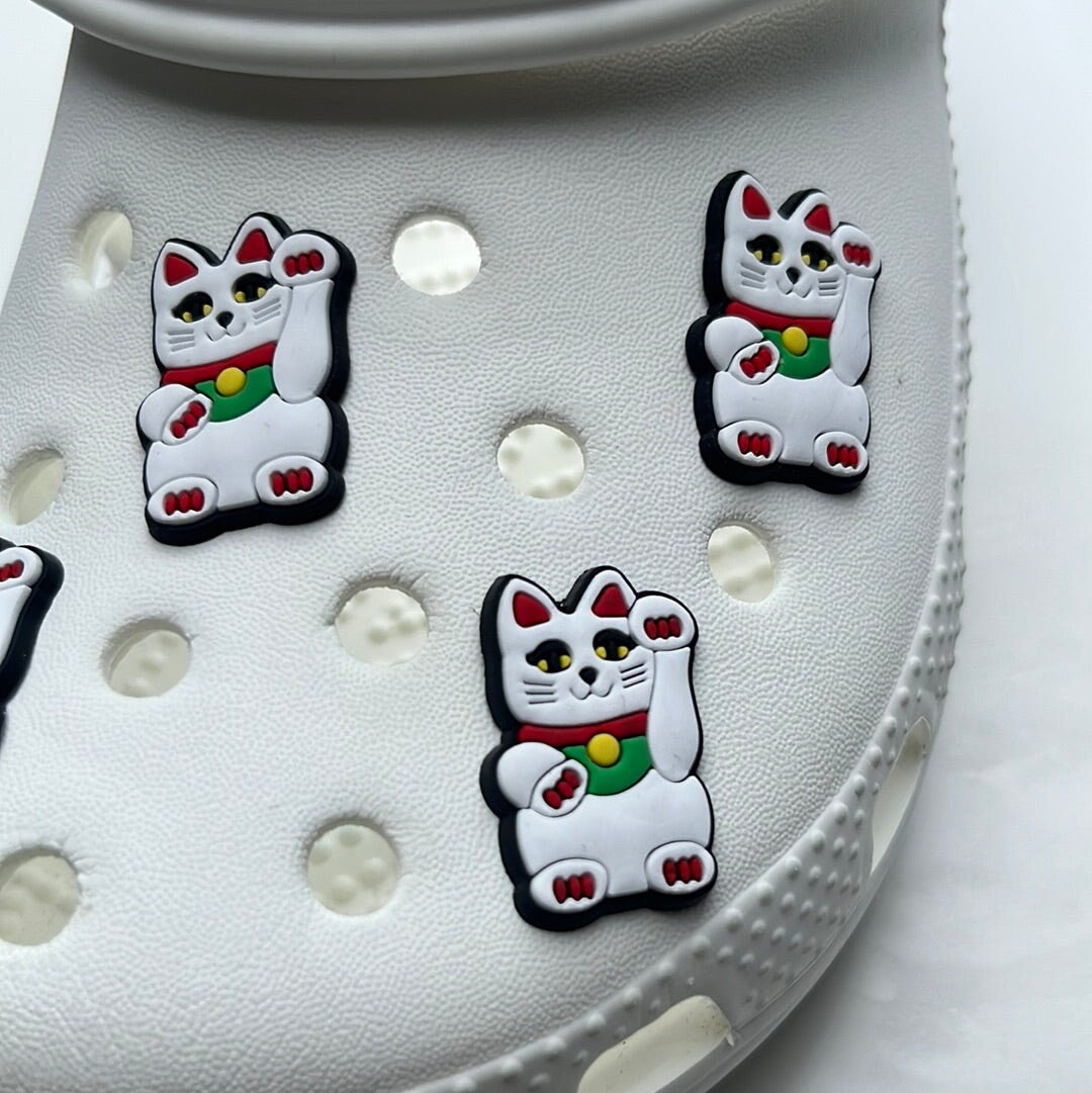 Lucky Cat Shoe Charm