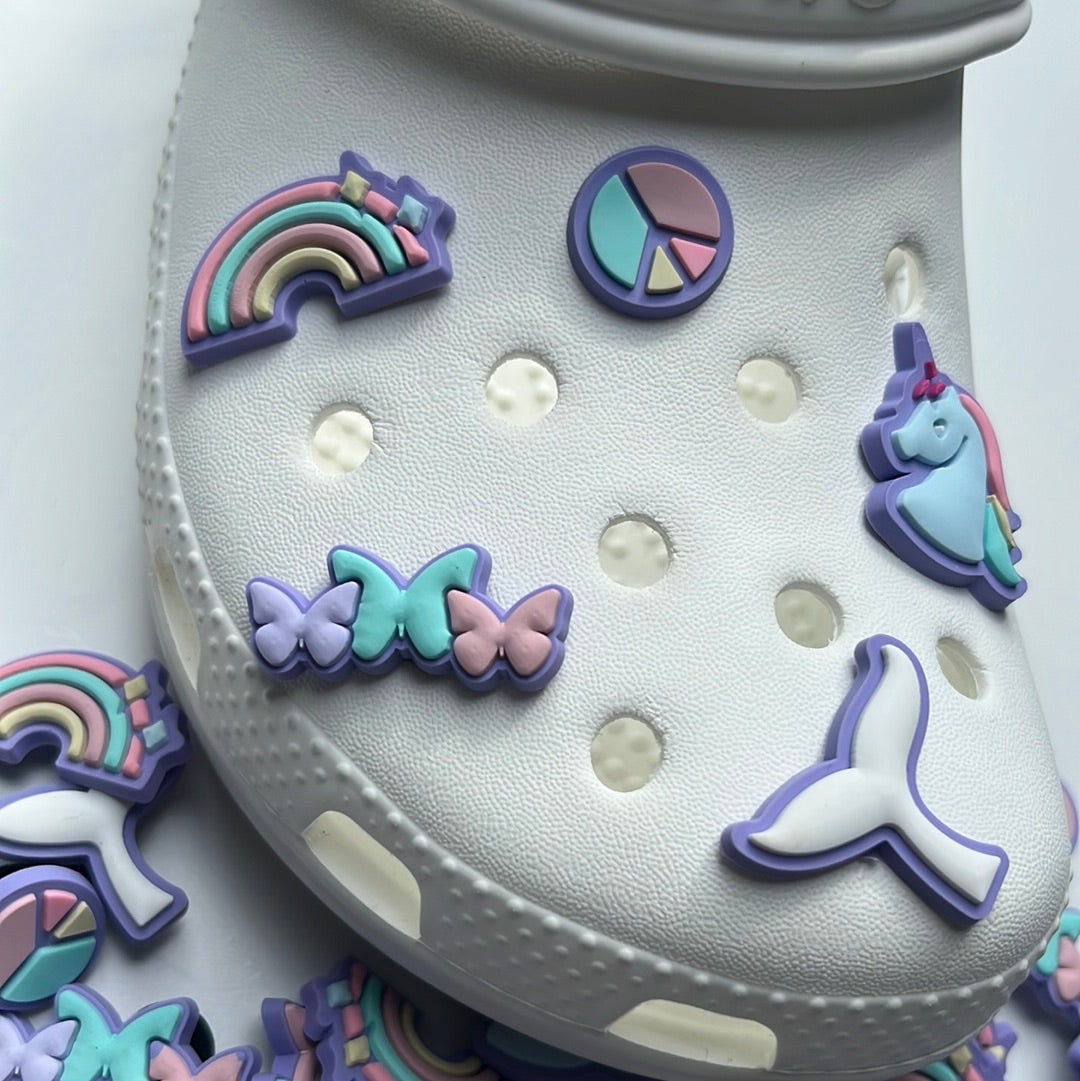 Pastel Shoe Charms