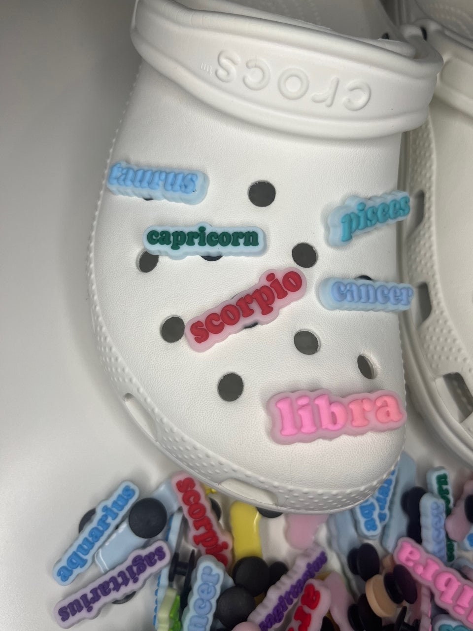 Star sign Zodiac Shoe Charms