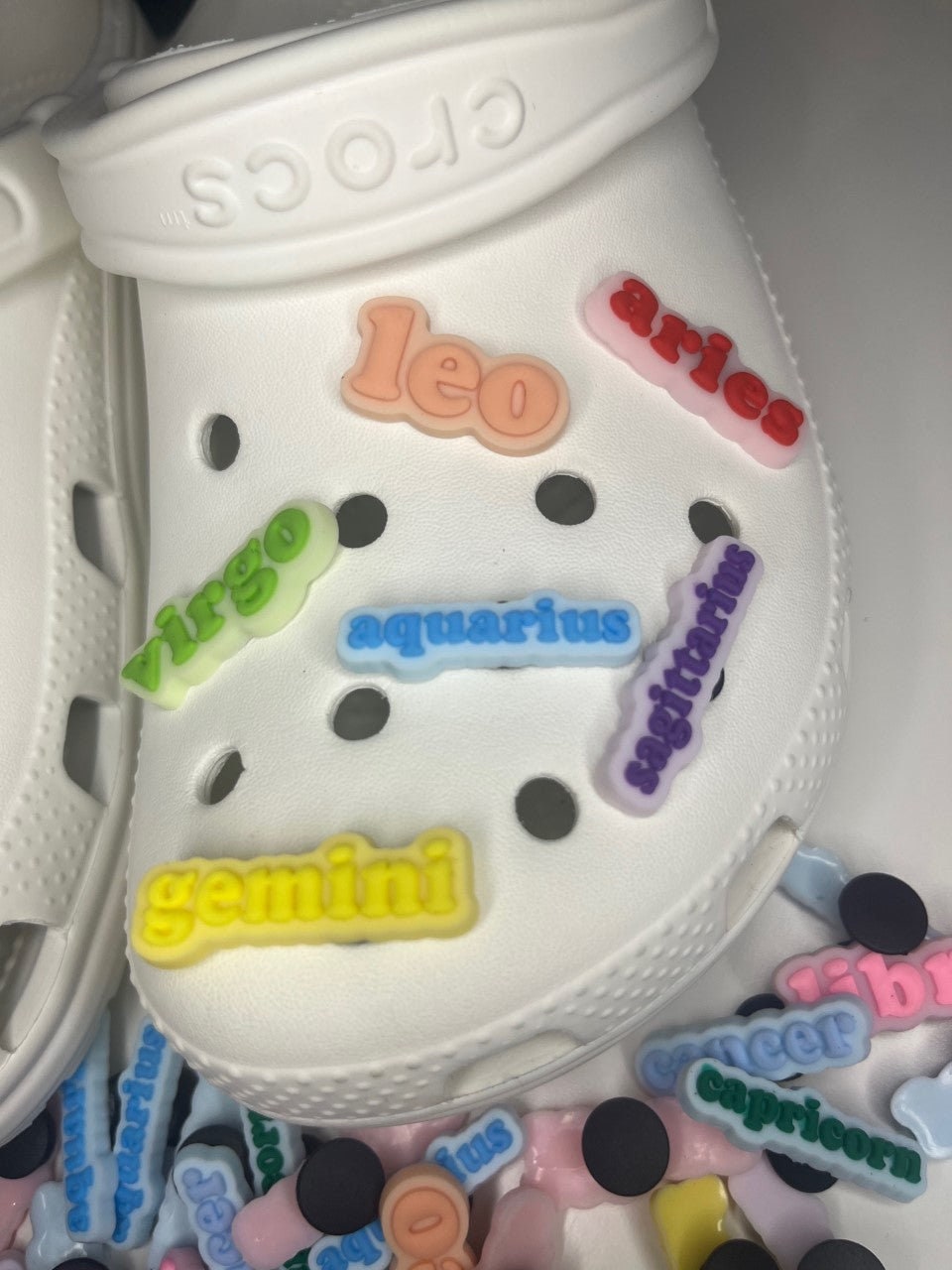 Star sign Zodiac Shoe Charms