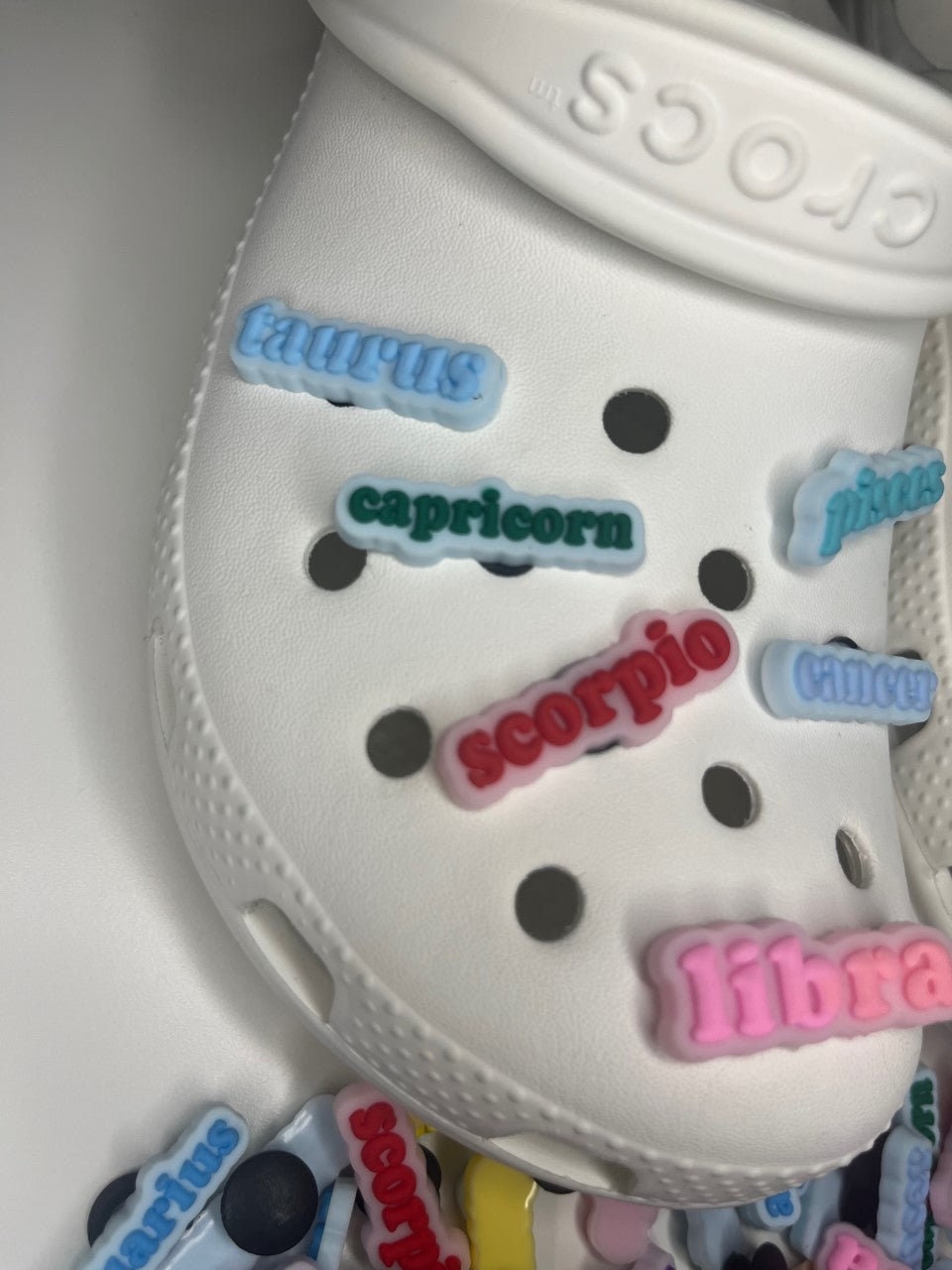 Star sign Zodiac Shoe Charms