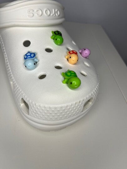 3D Turtle Shoe Charms