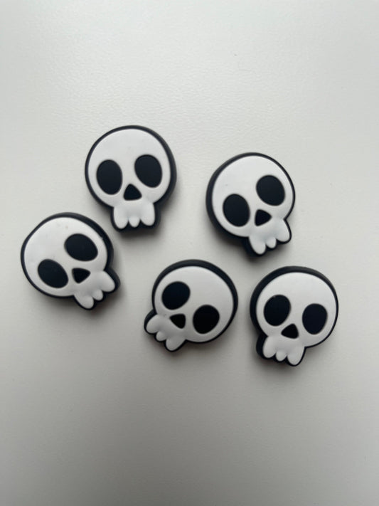 Cute Skull Shoe Charm
