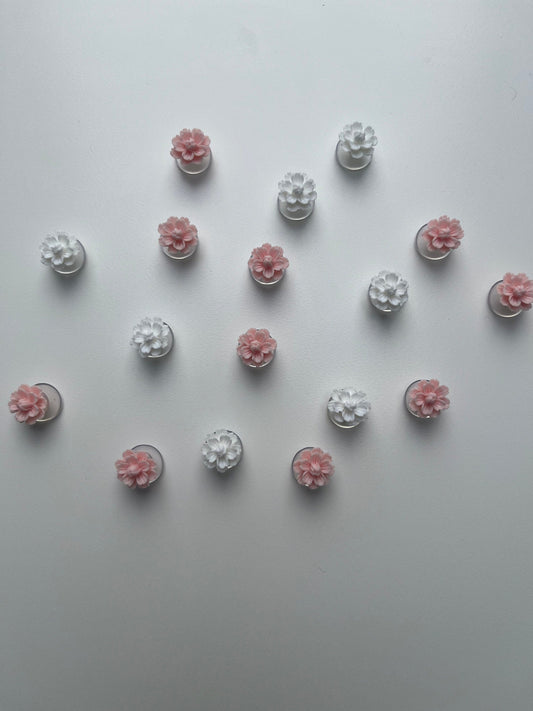 Mini Flower Shoe Charms