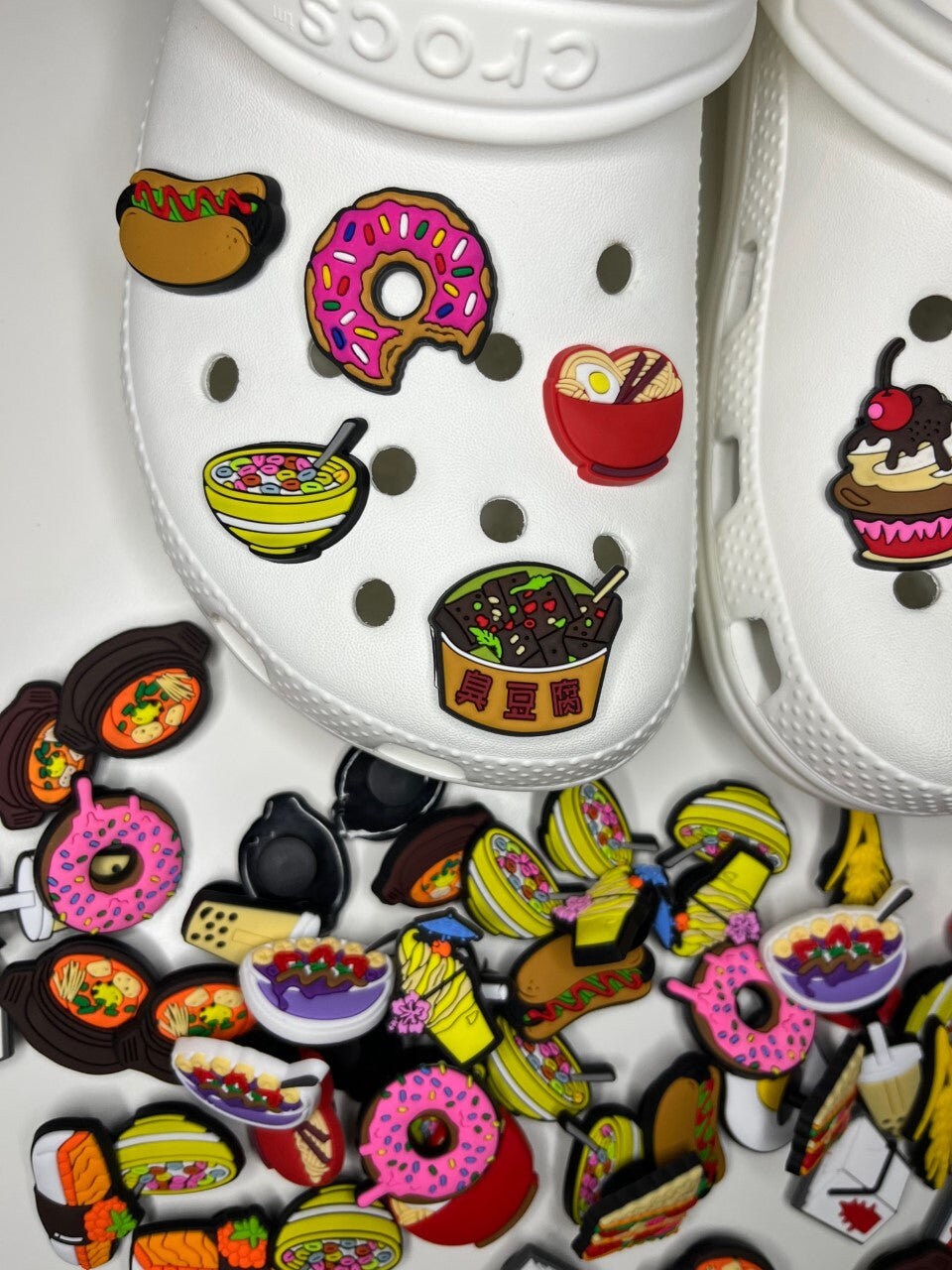 Food Shoe Charms
