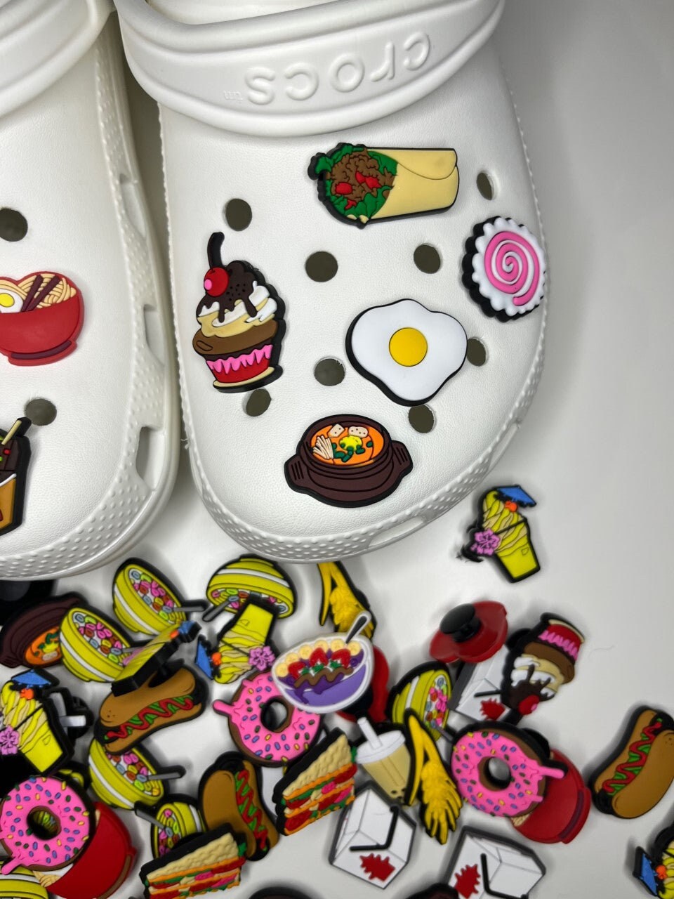 Food Shoe Charms