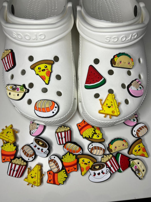 Food with Faces Shoe Charms