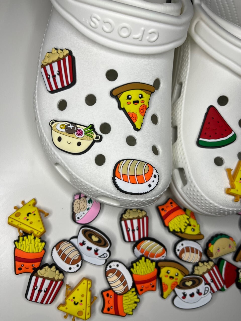 Food with Faces Shoe Charms