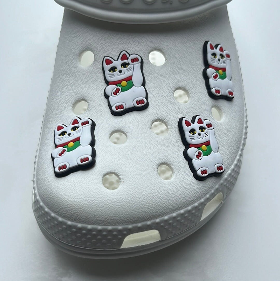 Lucky Cat Shoe Charm