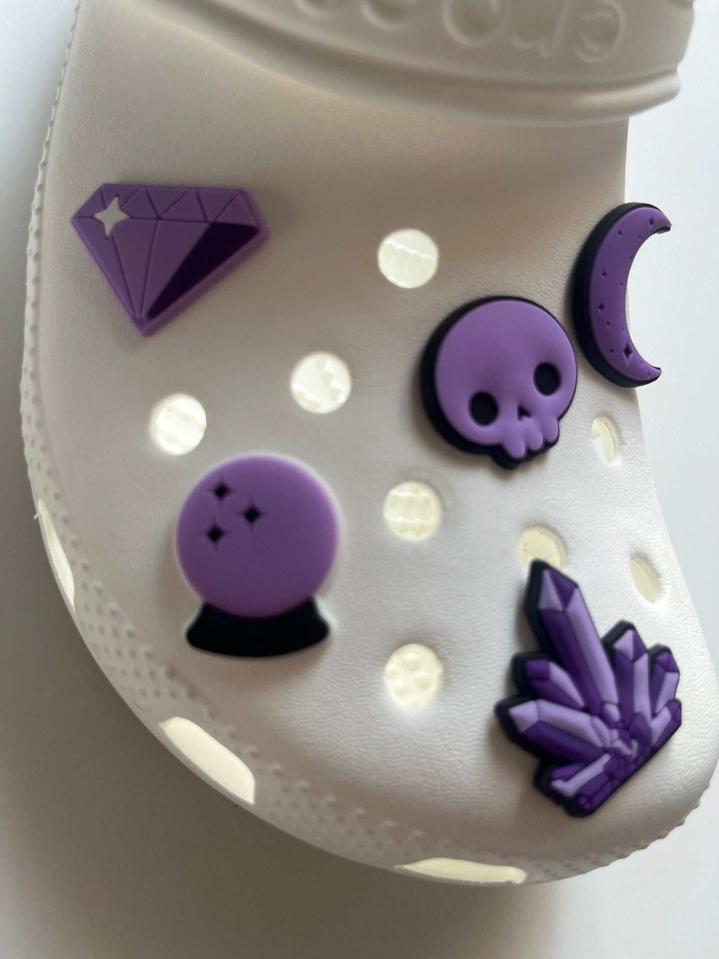 Purple Witchy Shoe Charms