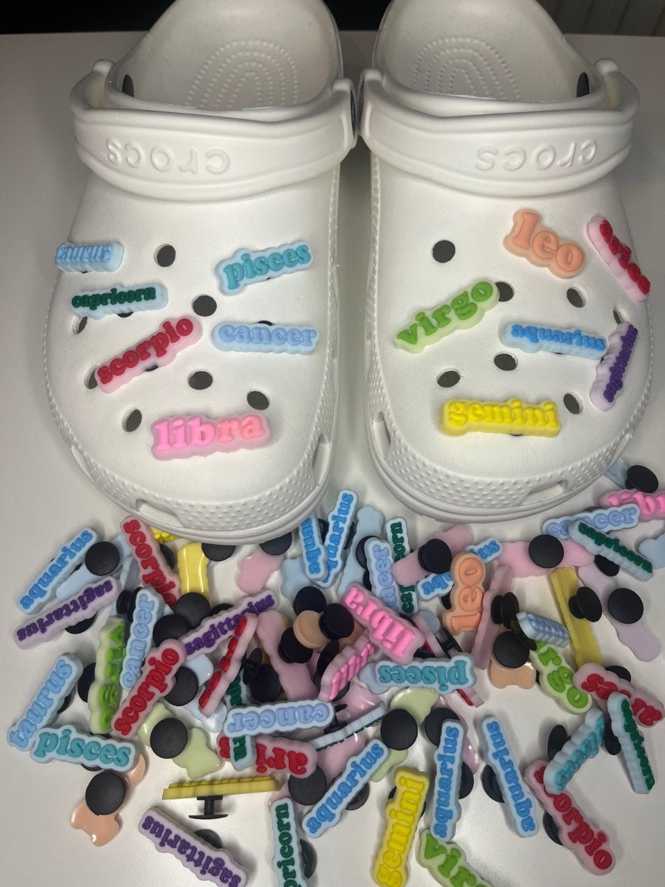 Star sign Zodiac Shoe Charms