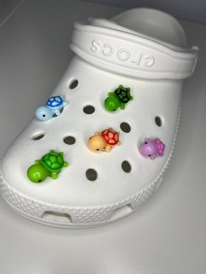 3D Turtle Shoe Charms