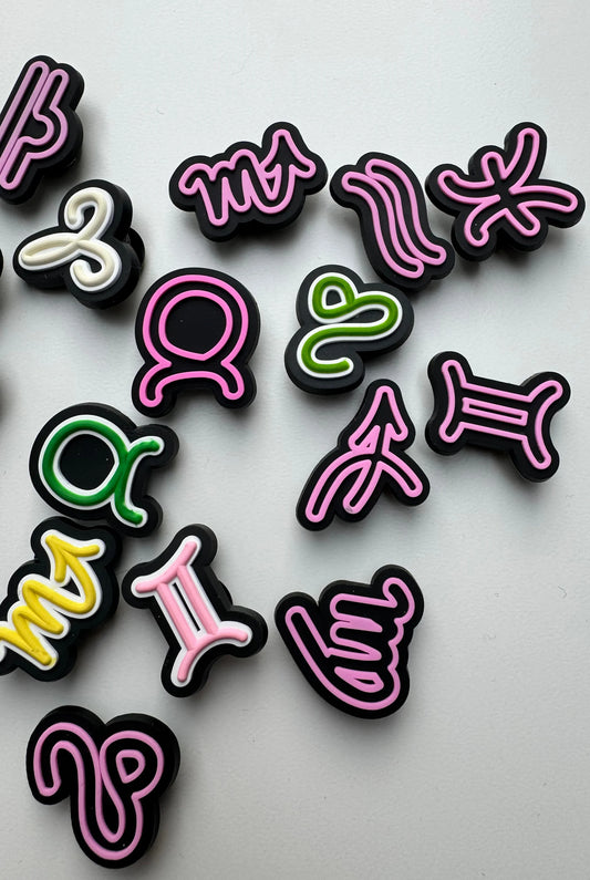 Star Sign Shoe Charms